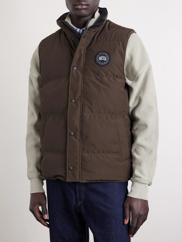 Black Label Garson Quilted Shell Down Gilet - FR