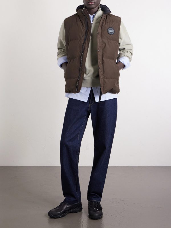 Black Label Garson Quilted Shell Down Gilet - OU
