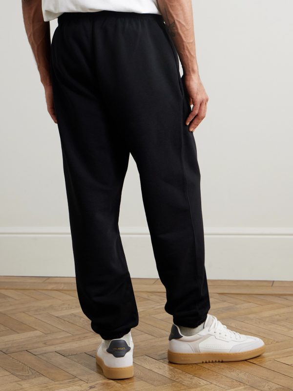 Rove Logo-Appliquéd Cotton-Jersey Sweatpants - BK