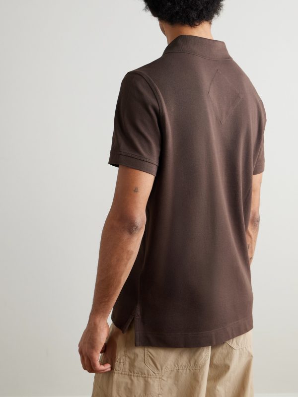 Beckley Logo-Appliquéd Cotton-Piqué Polo Shirt - BK