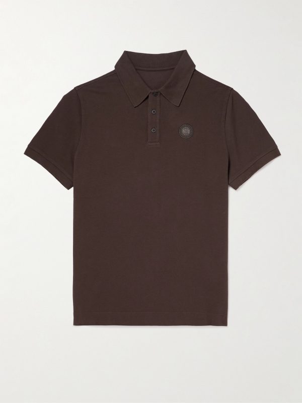 Beckley Logo-Appliquéd Cotton-Piqué Polo Shirt