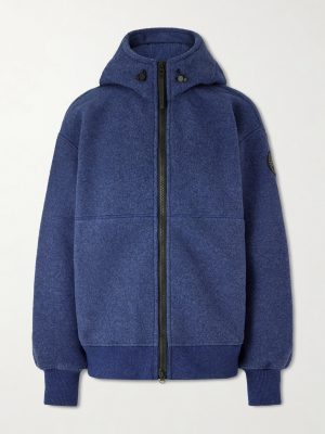 Chilliwack Recycled Wool-Blend Fleece Zip-Up Hoodie