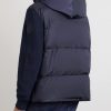 HyBridge® Wool and Quilted Shell Hooded Down Jacket - BK