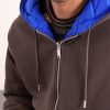 Fuse Reversible Cotton-Jersey and Quilted Shell Down Hoodie - CU Fuse Reversible Cotton-Jersey and Quilted Shell Down Hoodie - CU