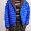Fuse Reversible Cotton-Jersey and Quilted Shell Down Hoodie - E2 Fuse Reversible Cotton-Jersey and Quilted Shell Down Hoodie - E2