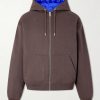 Fuse Reversible Cotton-Jersey and Quilted Shell Down Hoodie Fuse Reversible Cotton-Jersey and Quilted Shell Down Hoodie