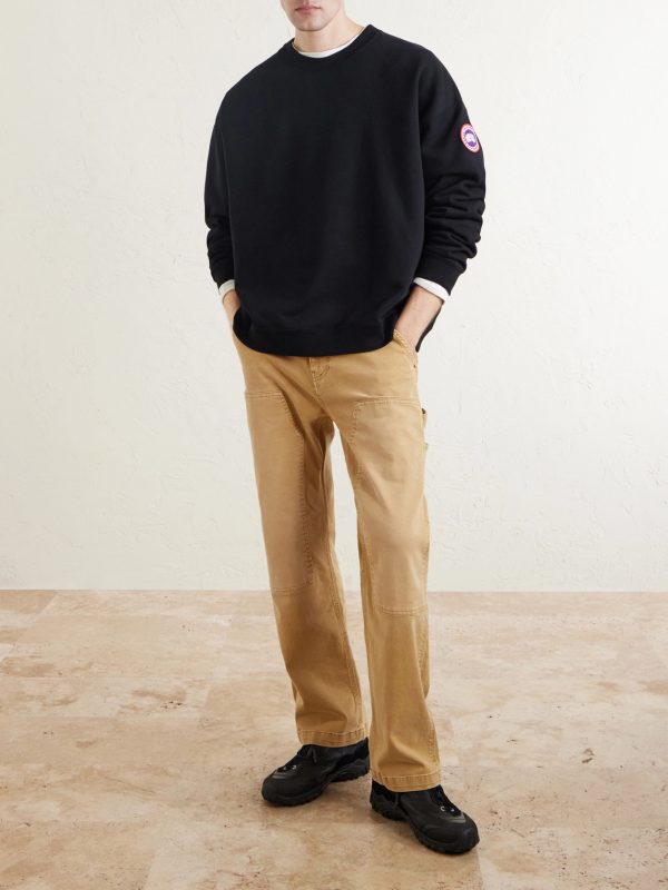 Rove Logo-Embroidered Cotton-Jersey Sweater - OU
