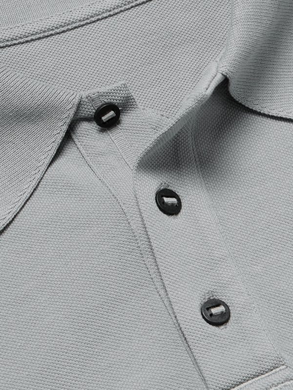 Beckley Logo-Appliquéd Paneled Cotton-Piqué Polo Shirt - CU Beckley Logo-Appliquéd Paneled Cotton-Piqué Polo Shirt - CU