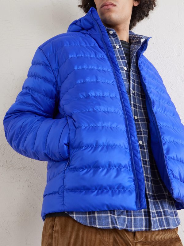 Stratus Quilted Recycled-Ripstop Hooded Down Jacket - CU Stratus Quilted Recycled-Ripstop Hooded Down Jacket - CU