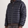 Fuse Reversible Cotton-Jersey and Quilted Shell Down Hoodie - E1 Fuse Reversible Cotton-Jersey and Quilted Shell Down Hoodie - E1