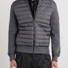 HyBridge Slim-Fit Quilted Down Shell and Merino Wool Jacket - FR HyBridge Slim-Fit Quilted Down Shell and Merino Wool Jacket - FR