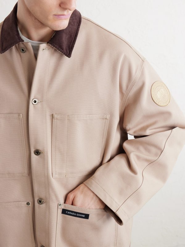 Beaumont Corduroy-Trimmed Cotton Jacket - CU
