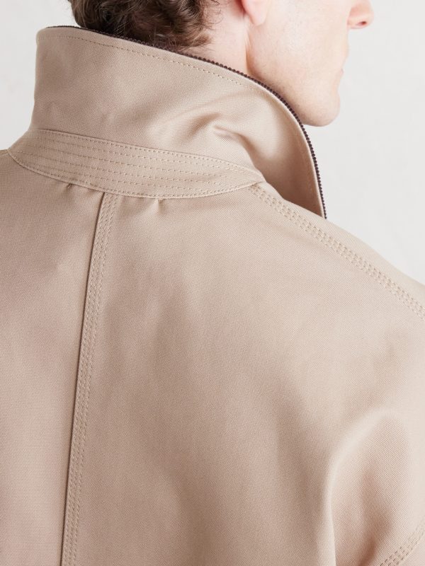 Beaumont Corduroy-Trimmed Cotton Jacket - E1
