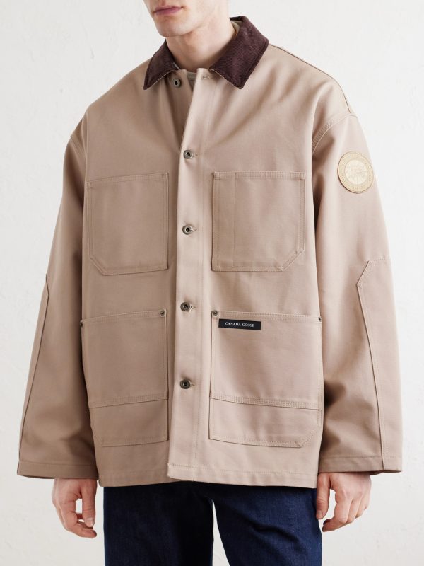 Beaumont Corduroy-Trimmed Cotton Jacket - FR