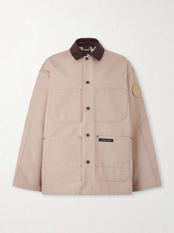 Beaumont Corduroy-Trimmed Cotton Jacket