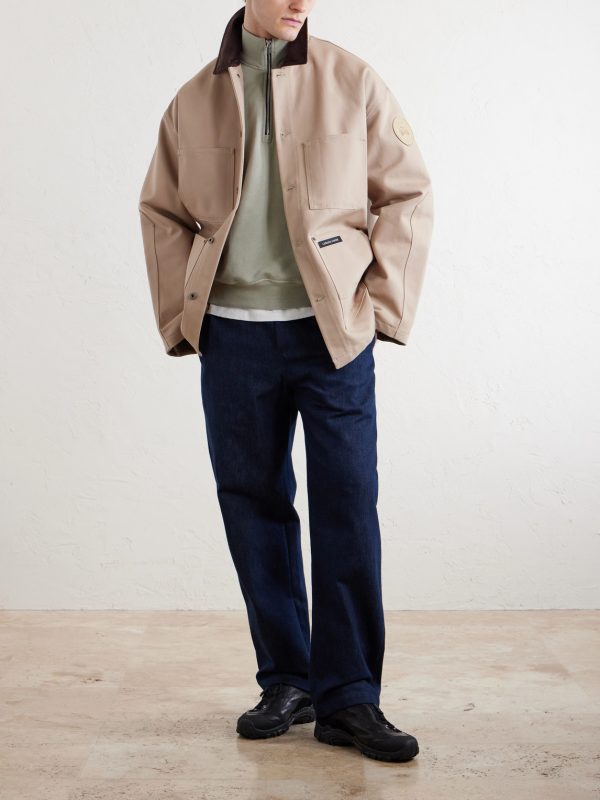Beaumont Corduroy-Trimmed Cotton Jacket - OU