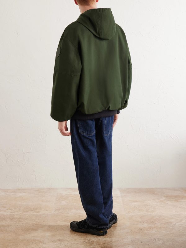 Beaumont Cotton-Canvas Hooded Jacket - BK Beaumont Cotton-Canvas Hooded Jacket - BK