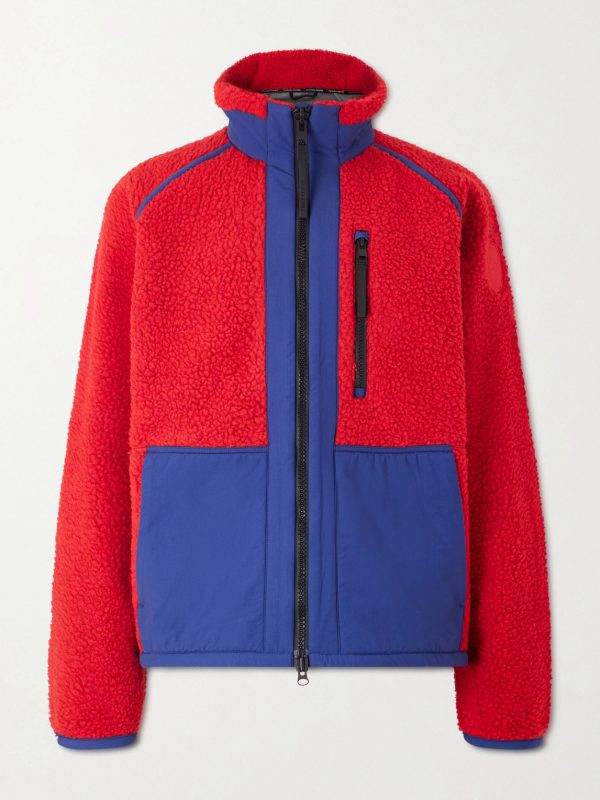 Westport Logo-Appliquéd Wool-Blend Fleece and Cotton-Blend Jacket Westport Logo-Appliquéd Wool-Blend Fleece and Cotton-Blend Jacket