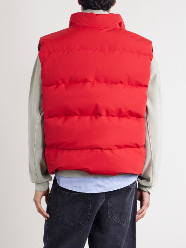 Ledger Quilted Cotton-Blend Down Gilet - BK Ledger Quilted Cotton-Blend Down Gilet - BK