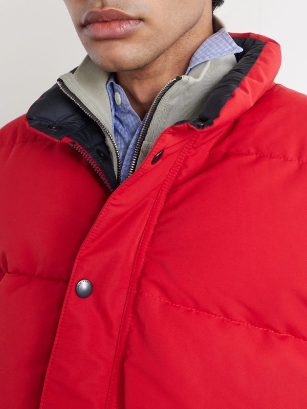 Ledger Quilted Cotton-Blend Down Gilet - CU Ledger Quilted Cotton-Blend Down Gilet - CU