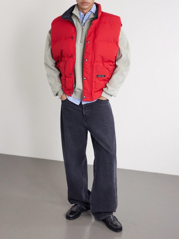 Ledger Quilted Cotton-Blend Down Gilet - OU Ledger Quilted Cotton-Blend Down Gilet - OU