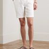 Felipe Straight-Leg Linen and Cotton-Blend Drawstring Shorts - FR Felipe Straight-Leg Linen and Cotton-Blend Drawstring Shorts - FR