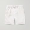 Felipe Straight-Leg Linen and Cotton-Blend Drawstring Shorts Felipe Straight-Leg Linen and Cotton-Blend Drawstring Shorts