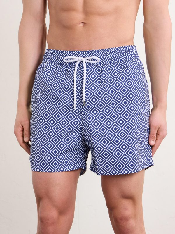 Rio Straight-Leg Mid-Length Recycled Swim Shorts - OU Rio Straight-Leg Mid-Length Recycled Swim Shorts - OU