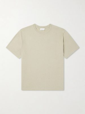 Dinis Linen-Blend T-Shirt