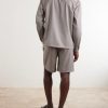 Safra Camp-Collar Wool Shirt - BK Safra Camp-Collar Wool Shirt - BK