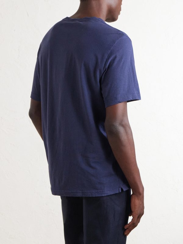 Dinis Linen-Blend T-Shirt - BK Dinis Linen-Blend T-Shirt - BK