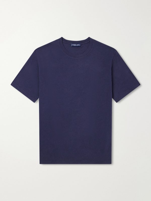 Dinis Linen-Blend T-Shirt Dinis Linen-Blend T-Shirt