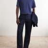 Dinis Linen-Blend T-Shirt - OU Dinis Linen-Blend T-Shirt - OU