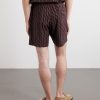 Augusto Cotton and Linen-Blend Jacquard Terry Shorts - BK Augusto Cotton and Linen-Blend Jacquard Terry Shorts - BK