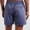 Rio Straight-Leg Linen Blend Swim Short - BK