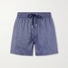 Rio Straight-Leg Linen Blend Swim Short