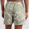 Straight-Leg Printed Recycled Swim Shorts - BK