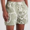 Straight-Leg Printed Recycled Swim Shorts - FR