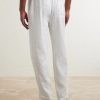 Luan Straight-Leg Linen and Cotton-Blend Drawstring Trousers - BK Luan Straight-Leg Linen and Cotton-Blend Drawstring Trousers - BK