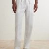 Luan Straight-Leg Linen and Cotton-Blend Drawstring Trousers - FR Luan Straight-Leg Linen and Cotton-Blend Drawstring Trousers - FR