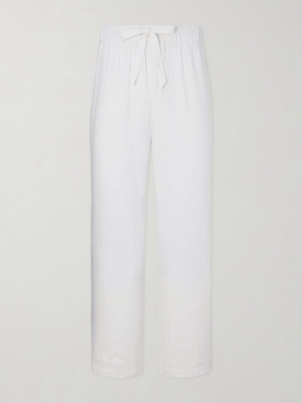Luan Straight-Leg Linen and Cotton-Blend Drawstring Trousers Luan Straight-Leg Linen and Cotton-Blend Drawstring Trousers