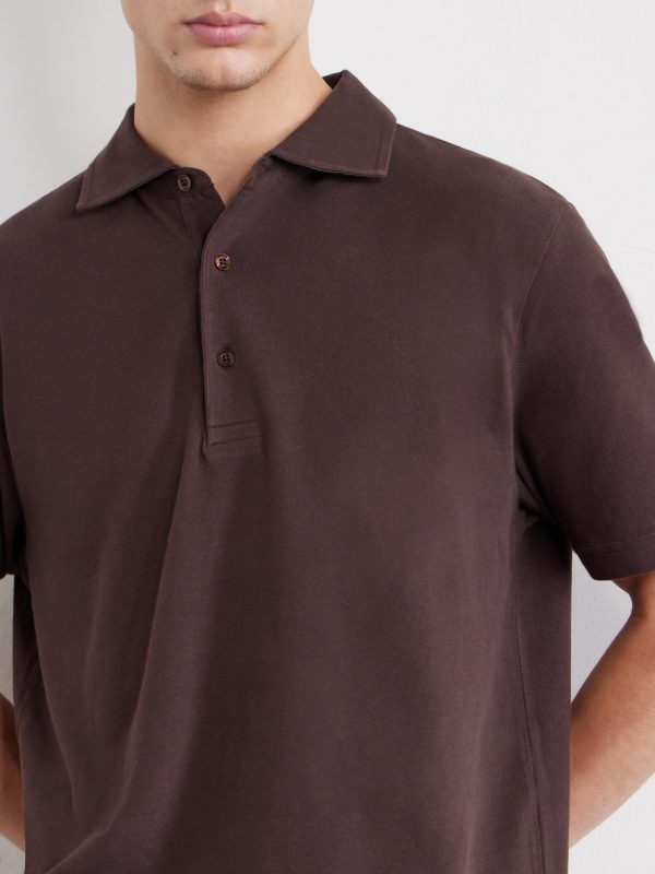 Luca Organic Cotton Piqué Polo Shirt - CU Luca Organic Cotton Piqué Polo Shirt - CU