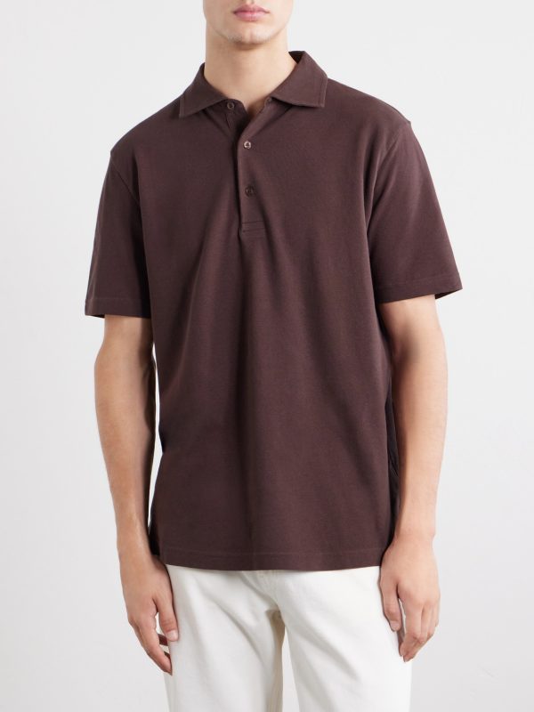 Luca Organic Cotton Piqué Polo Shirt - FR Luca Organic Cotton Piqué Polo Shirt - FR