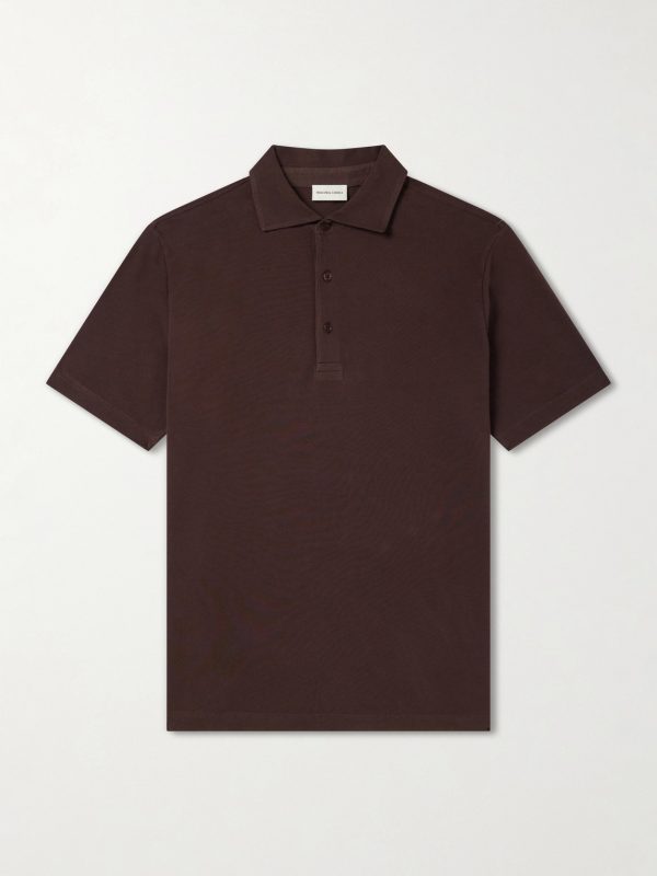 Luca Organic Cotton Piqué Polo Shirt Luca Organic Cotton Piqué Polo Shirt