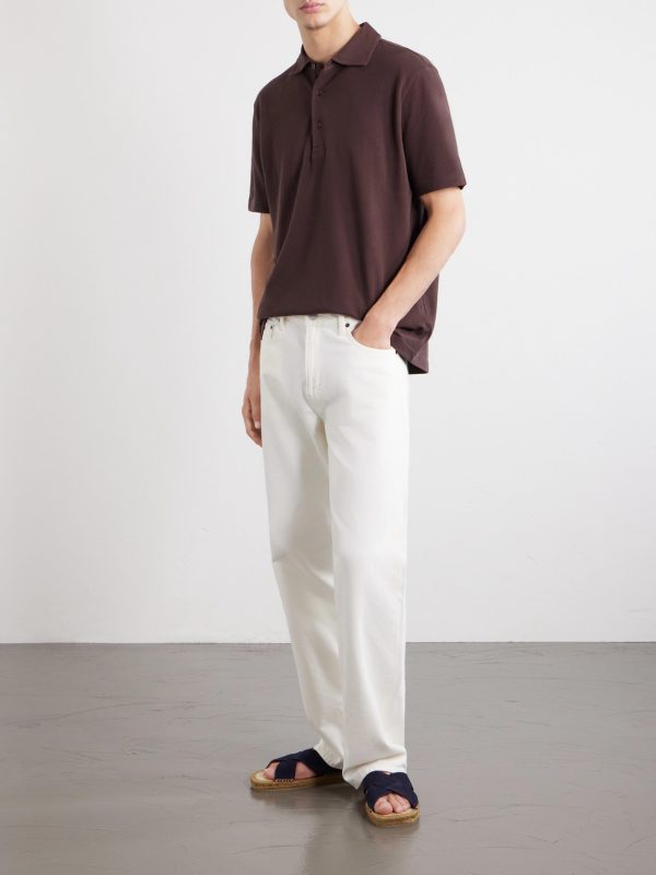 Luca Organic Cotton Piqué Polo Shirt - OU Luca Organic Cotton Piqué Polo Shirt - OU