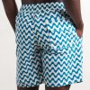 Santos Straight-leg Printed Swim Shorts - BK Santos Straight-leg Printed Swim Shorts - BK