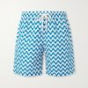 Santos Straight-leg Printed Swim Shorts Santos Straight-leg Printed Swim Shorts