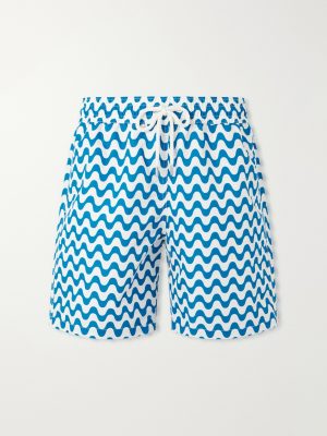 Santos Straight-leg Printed Swim Shorts Santos Straight-leg Printed Swim Shorts