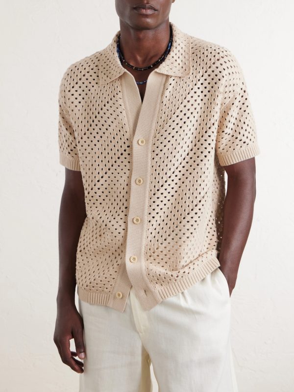 Pinto Crocheted Cotton Shirt - FR Pinto Crocheted Cotton Shirt - FR
