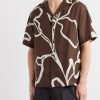 Roberto Floral-Print Linen Shirt - FR Roberto Floral-Print Linen Shirt - FR
